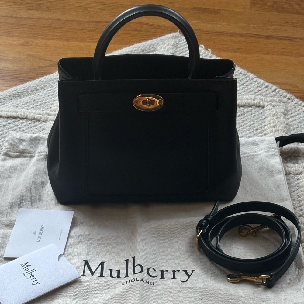 Mulberry Black Islington Leather Tote - Picture 7 of 13